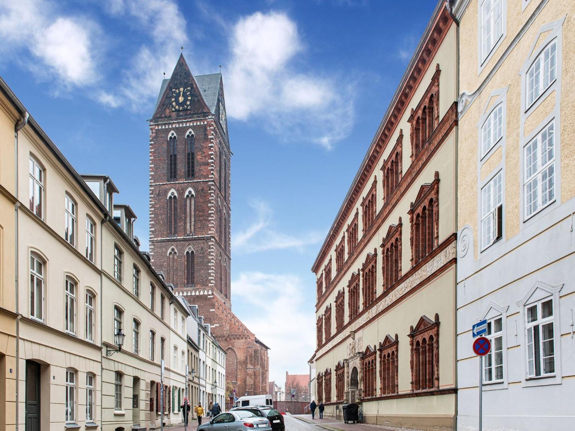 Comfortable Apartment In Wismar Mecklenburg With Fireplace Экстерьер фото